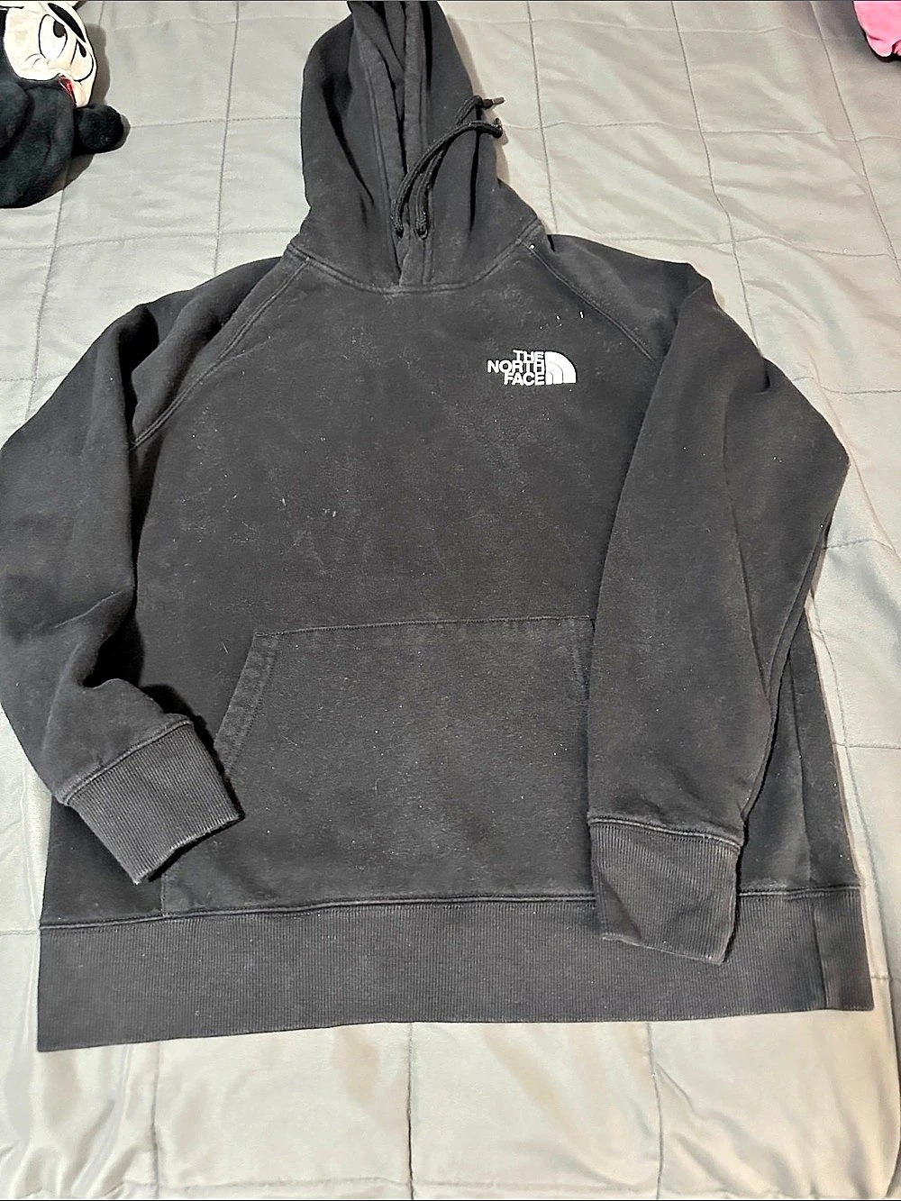 The North Face Never Stop Exploring Graphic Pullover Hoodie Black Medium